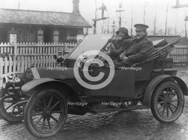 1912 Belsize 10-12 hp Artist: Unknown.