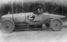 1912 Blue Bird Darracq, Malcolm Campbell and Godfrey Waters. Creator: Unknown