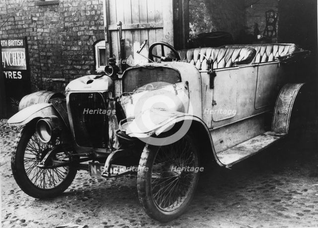 1912 Stoneleigh 12hp with accident damage. Creator: Unknown.