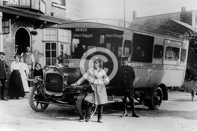1913 Albion 32hp bus. Creator: Unknown.