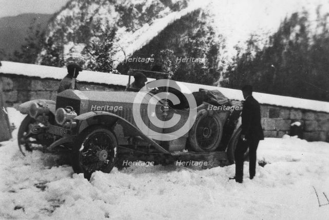 1913 Rolls - Royce Alpine Eagle on Alpine trials in Austra. Creator: Unknown.
