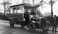 1914 Tilling & Stevens TTA2 for Leeds tramways. Creator: Unknown
