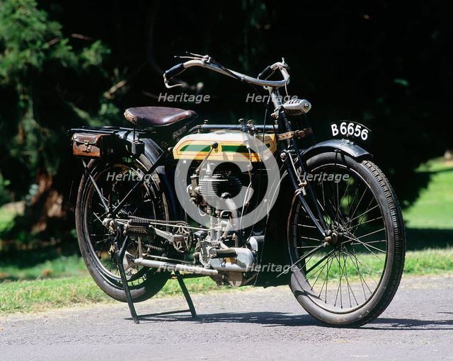 1914 Triumph 4hp. Creator: Unknown.