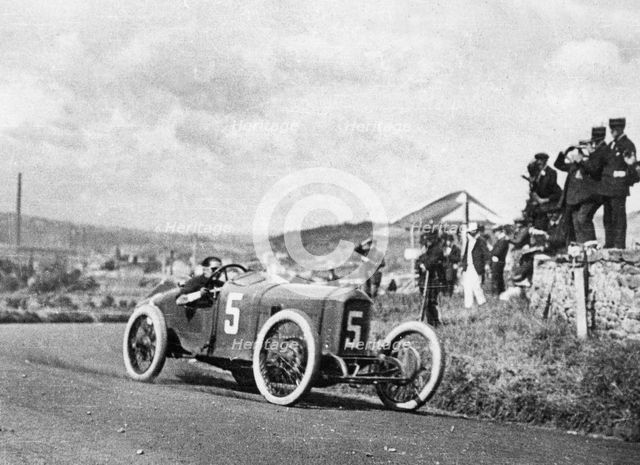 1914 Peugeot driven by Boillot at 1914 French Grand Prix. Creator: Unknown.