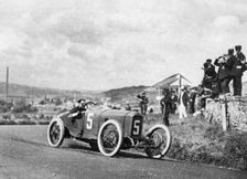 1914 Peugeot driven by Boillot at 1914 French Grand Prix. Creator: Unknown