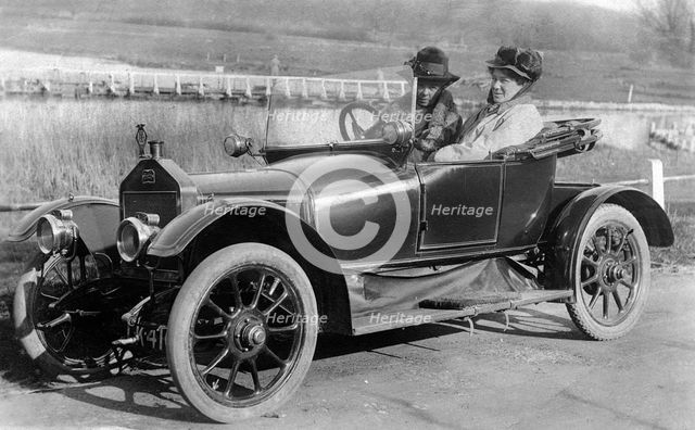 1914 Singer 12hp tourer. Creator: Unknown.