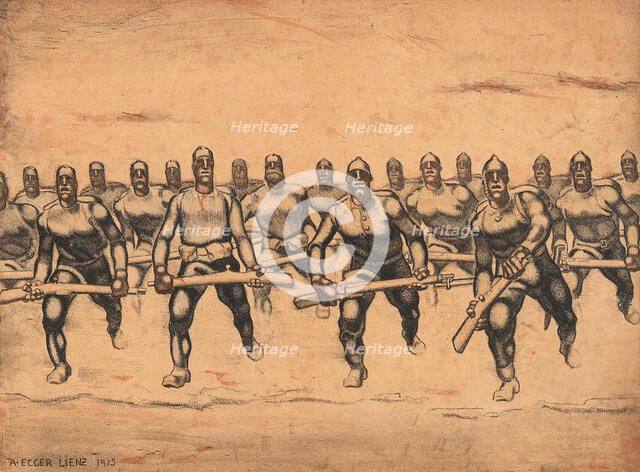 1915, 1915. Creator: Egger-Lienz, Albin (1868-1926).