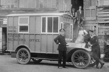 1915 Crossley Royal Naval Division mobile recruiting office. Creator: Unknown