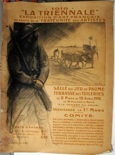 1916 "La Triennale", 1916. Creator: Theophile Alexandre Steinlen