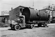 1917 Mack Bulldog Model AC, in New York. Creator: Unknown