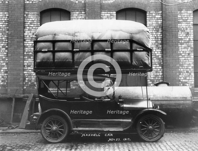 1917 Maxwell with gas bag conversion. Creator: Unknown.