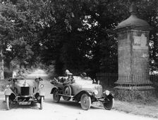 1920 Calthorpe Sporting 4 and Morris Bullnose, Little Compton, Warwickshire, (1920s?)