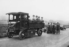 1920 Garrett electric truck. Creator: Unknown