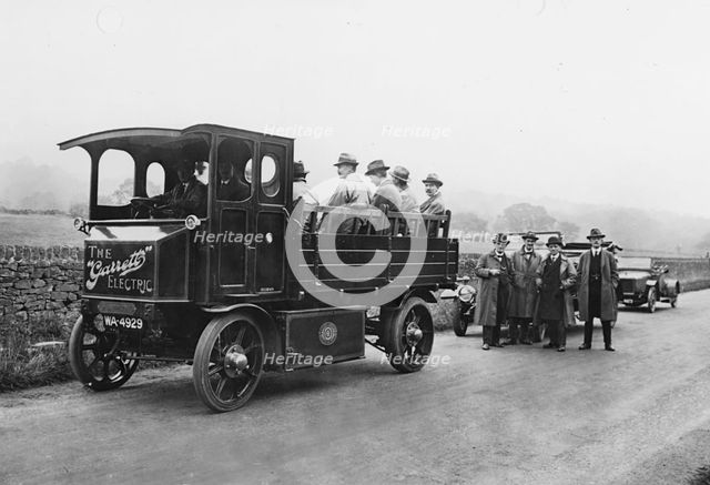 1920 Garrett electric truck. Creator: Unknown.