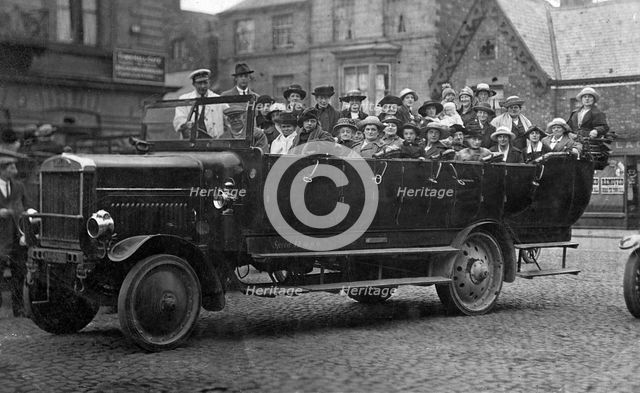 1920 Leyland RAF type charabanc in Bradford. Creator: Unknown.