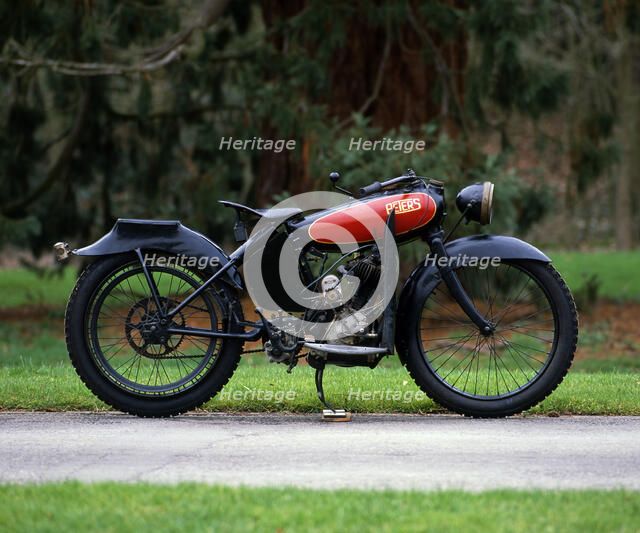 1920 Peters motorcycle Artist: Unknown.