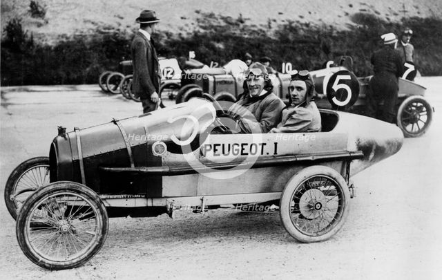 1920 Peugeot Bebe at Brooklands. Creator: Unknown.