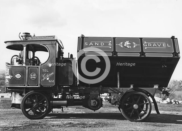 1920's Atkinson Steam Wagon Artist: Unknown.