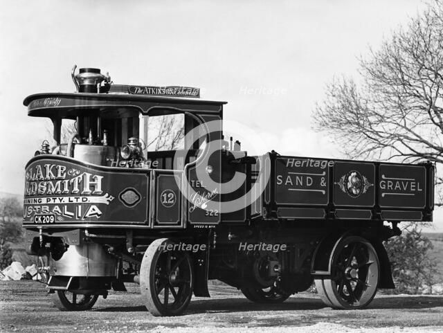1920's Atkinson Steam Wagon Artist: Unknown.