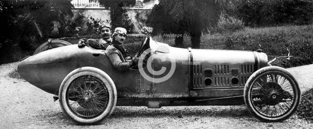 1921 Ballot 3 litre, Jules Goux, Italian Grand Prix. Creator: Unknown.