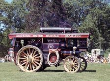 1921 Burrell Traction Engine at Beaulieu steam engine rally in late 1960's. Creator: Unknown