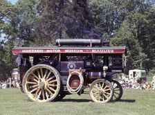 1921 Burrell Traction Engine at Beaulieu steam engine rally in late 1960's. Creator: Unknown