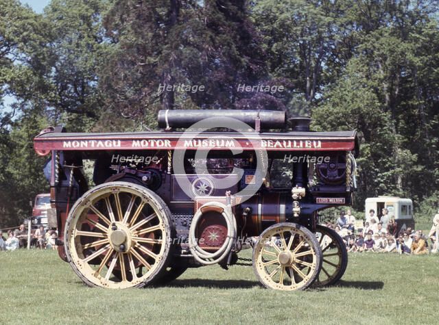 1921 Burrell Traction Engine at Beaulieu steam engine rally in late 1960's. Creator: Unknown.