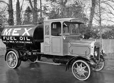 1922 Thornycroft Type Q Shell Mex petrol truck. Creator: Unknown