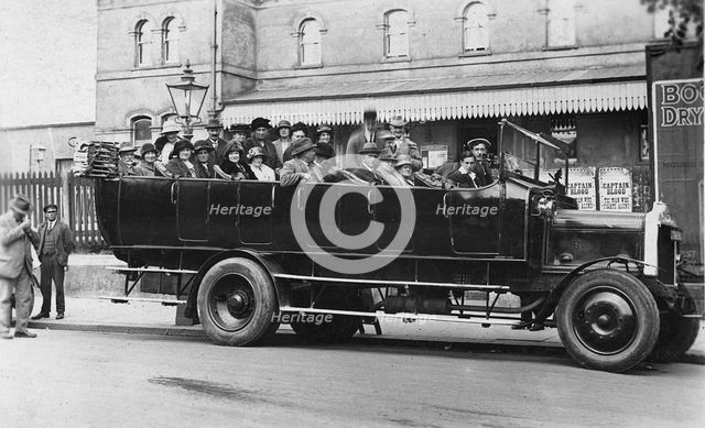 1922 Daimler Y charabanc at Portslade. Creator: Unknown.