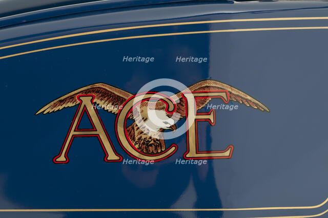 1923 Ace motorcycle Artist: Unknown.