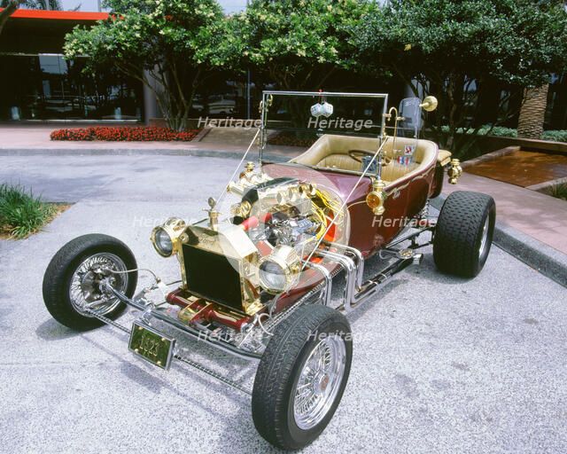 1923 Ford model T custom hot rod. Artist: Unknown.