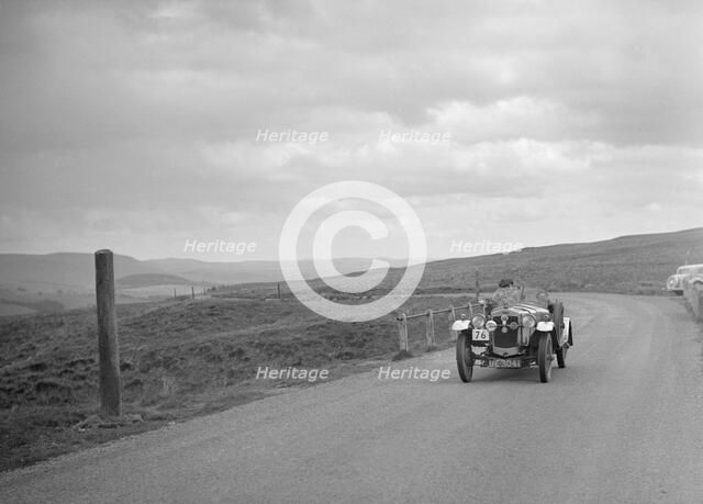 1927Frazer-Nash Super Sports with side valve Anzani engine competing in a motoring trial. Artist: Bill Brunell.