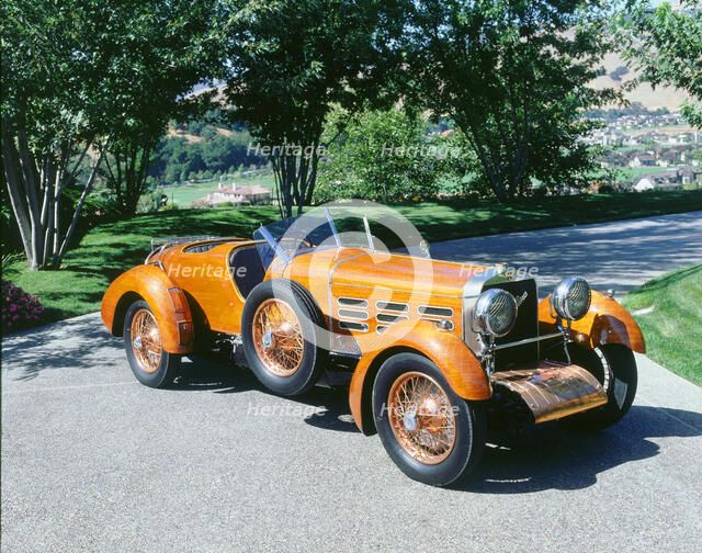 1924 Hispano Suiza tulip wood h6c. Artist: Unknown.