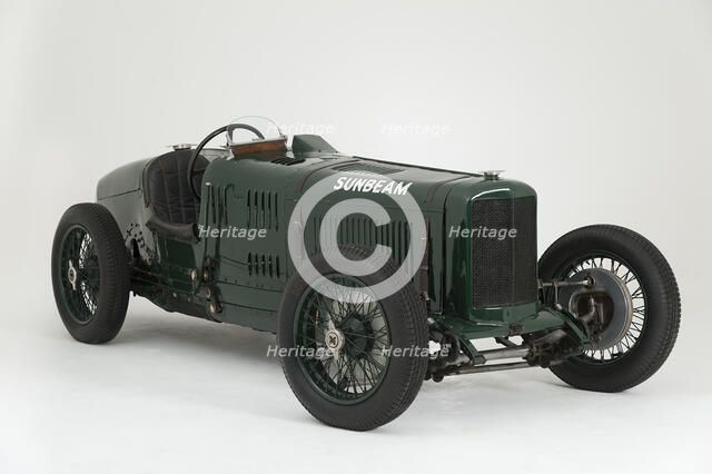 1924 Sunbeam Cub 2 litre Artist: Unknown.