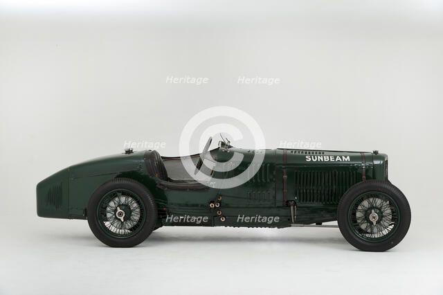 1924 Sunbeam Cub 2 litre Artist: Unknown.