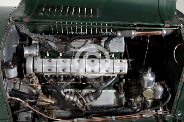 1924 Sunbeam Cub 2 litre Artist: Unknown.