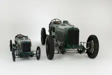 1924 Sunbeam Cub 2 litre with Sunbeam Cub Motorised child's pedal car replica