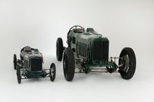 1924 Sunbeam Cub 2 litre with Sunbeam Cub Motorised child's pedal car replica