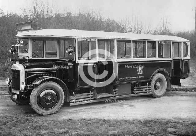 1925 Dennis E type bus. Creator: Unknown.