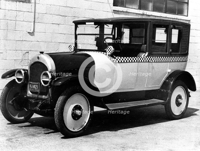 1926 Checker taxi cab. Creator: Unknown.