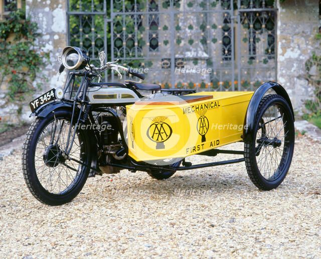 1927 Triumph AA Combination. Artist: Unknown.