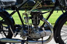 1927 AJS Big Port motorcycle. Creator: Unknown