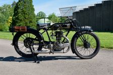 1927 AJS Big Port motorcycle. Creator: Unknown