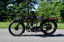 1927 AJS Big Port motorcycle. Creator: Unknown