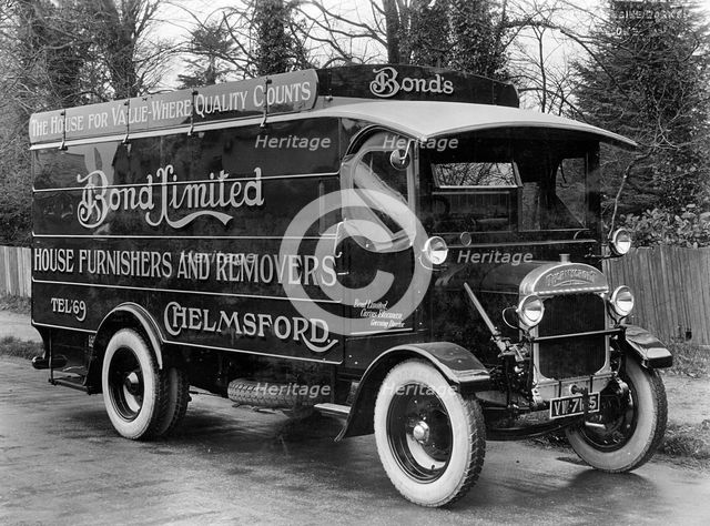 1928 Thonycroft removals lorry. Creator: Unknown.
