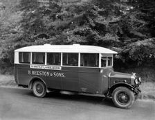 1928 Thornycroft A2 long chassis bus . Creator: Unknown