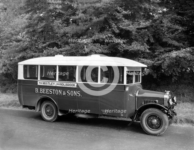 1928 Thornycroft A2 long chassis bus . Creator: Unknown.