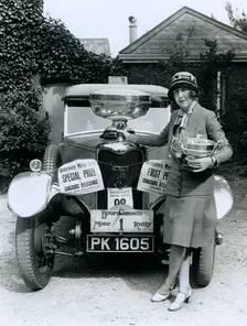 1928 AC Acedes, The Right Honourable Mrs Victor Bruce, Bournemouth Motor Rally Concours D'Elegance