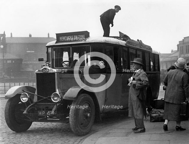 1929 W&G coach in Newcastle upon Tyne. Creator: Unknown.