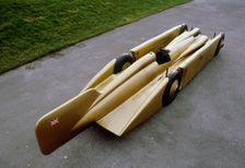 1929 Golden Arrow rear view from above. Creator: Unknown